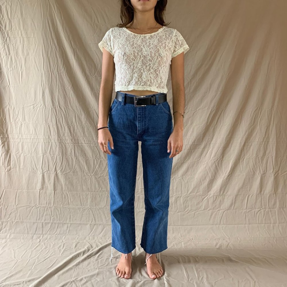 Vintage Lace Crop